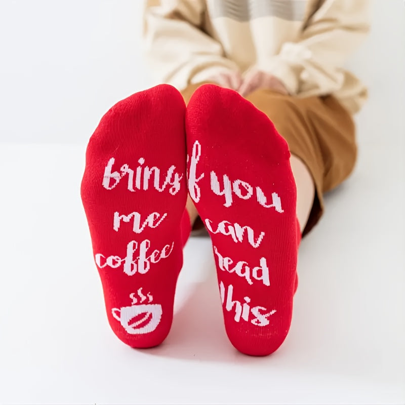 Funny Novelty Crew Socks If You Can Read This Socks Breathable Soft Socks