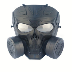 Skull Helmet Mask with Goggles for Halloween