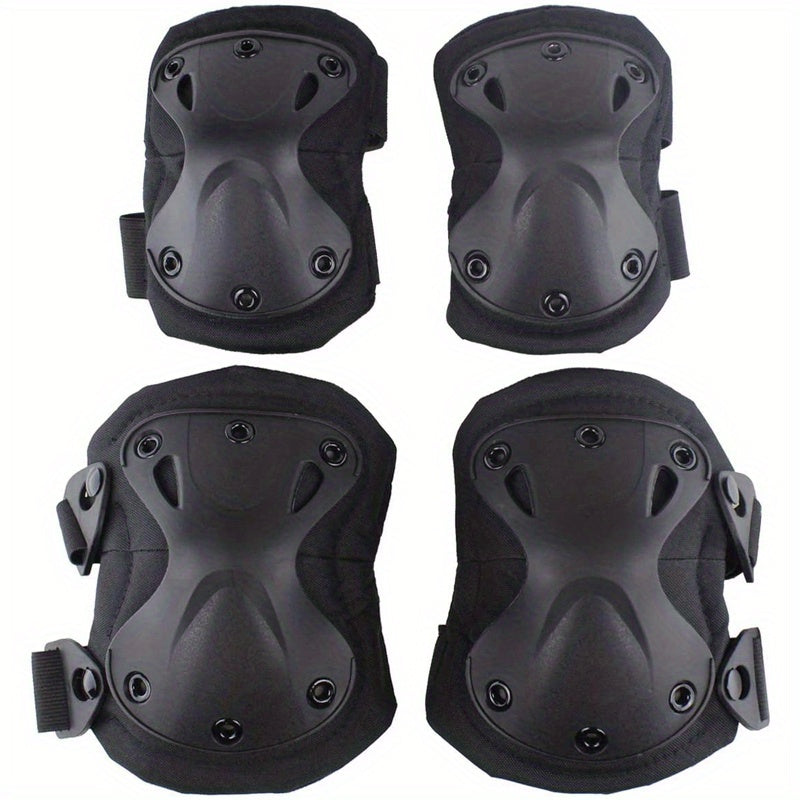 Adult Tactical Knee and Elbow Pads - Lightweight and Durable