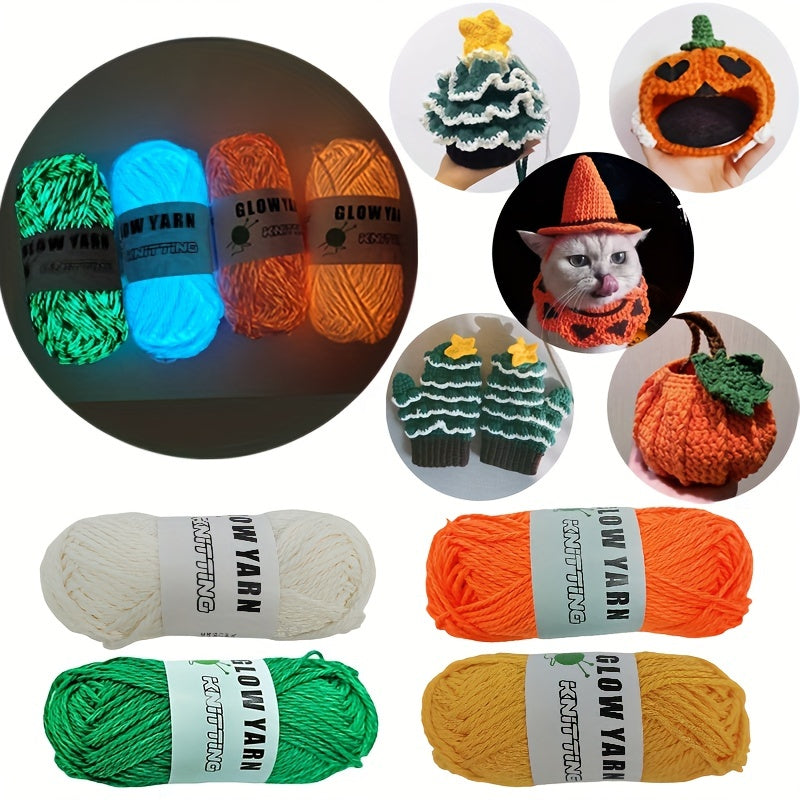 Glow in the Dark Yarn DIY Knitting Gift