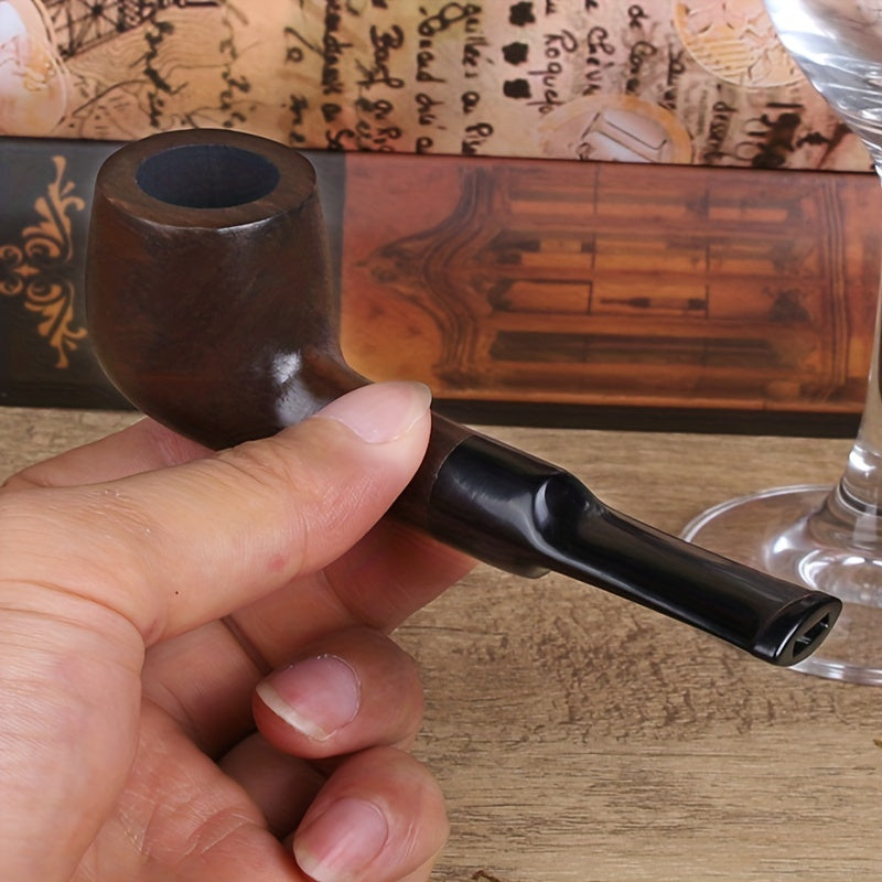Classic Ebony Wood Smoking Tube for 9mm Filters