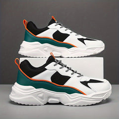 Men's Breathable Chunky Sneakers for Jogging Gym