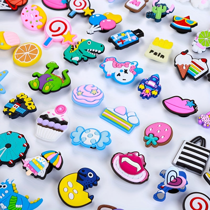Random Cartoon Anime Shoe Charms For Crocs & Shoe Decorations