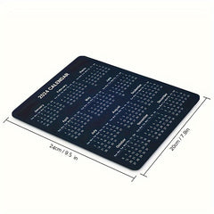 HD Calendar Mouse Pad Non-slip Rubber Mouse Mat