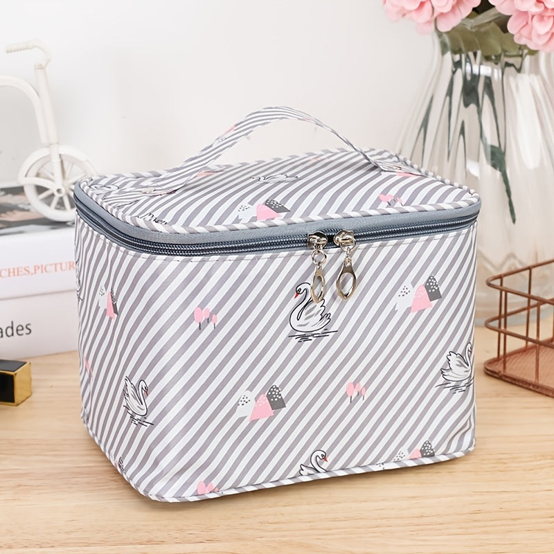 Cartoon Travel Cosmetic Bag Zipper Makeup Organizer Toiletry Wash Bag