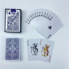 Waterproof Poker Card Deck, Washable Adult Game Puzzle, PVC Resistant Patch