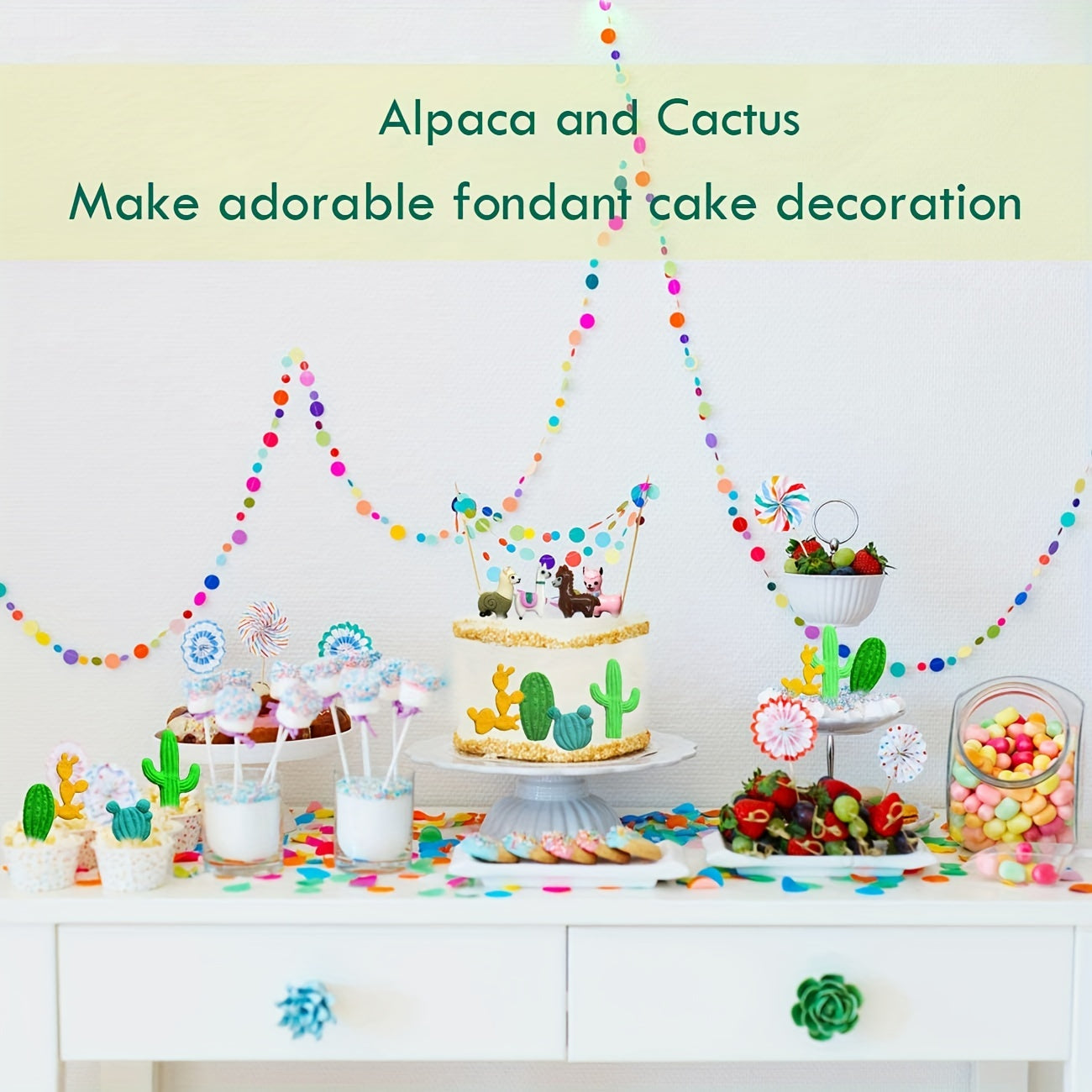 Cactus Silicone Fondant Mold for Cake Decorating