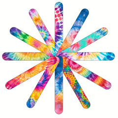 12pcs Tie Dye Wristbands Colorful Tie Dye Party Favors