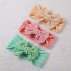Baby Girls Nylon Bowknot Headband Hair Accessories