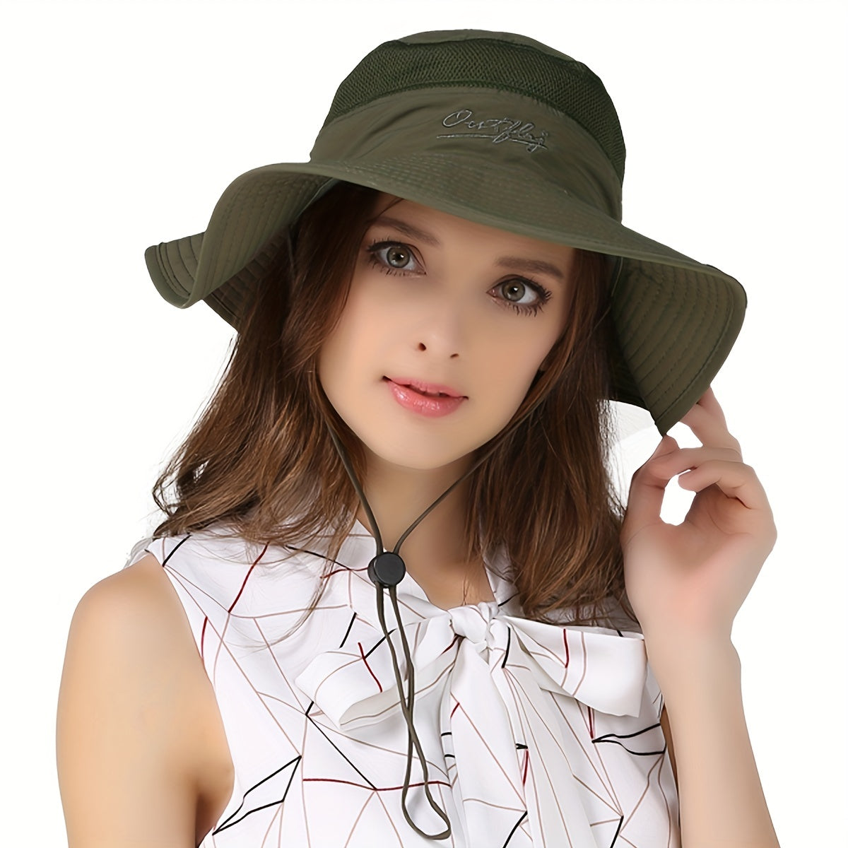 Adjustable Bucket Hat Mesh Summer Boonie Hat