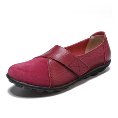 Women's Round Toe Slip-On Loafers Flat Shoes