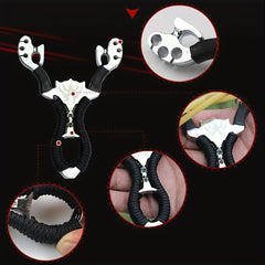 High Precision Alloy Slingshot Toy for Outdoor Play and Fishing