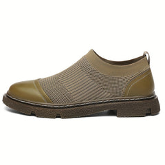 Men's Knitted Slip On Casual Shoes Wear resistant Non Slip Sneakers