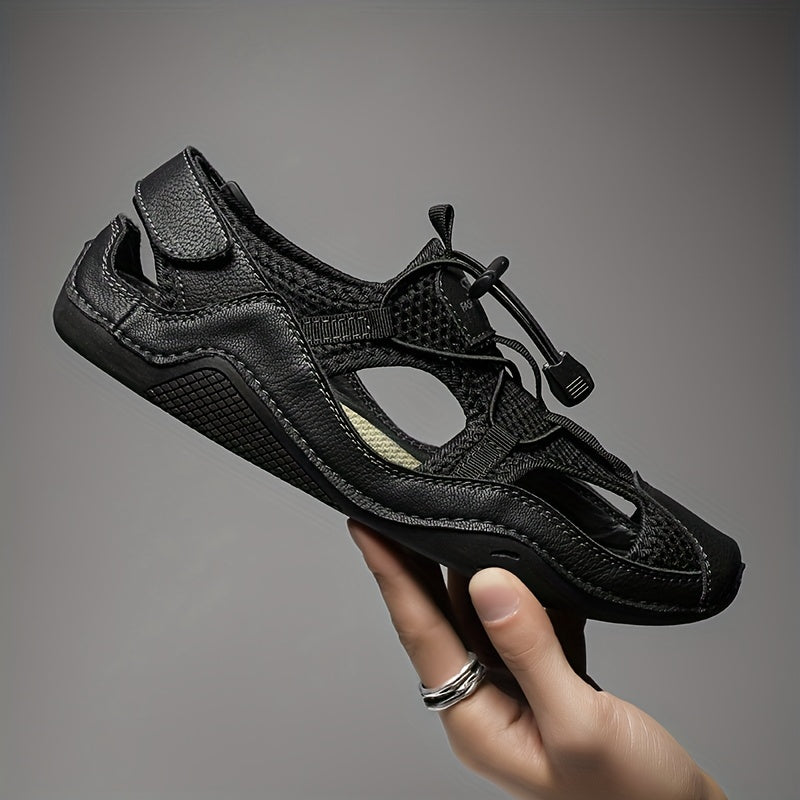 Men's Non Slip Sandals Durable Quick Dry Closed Toe Beach Shoes