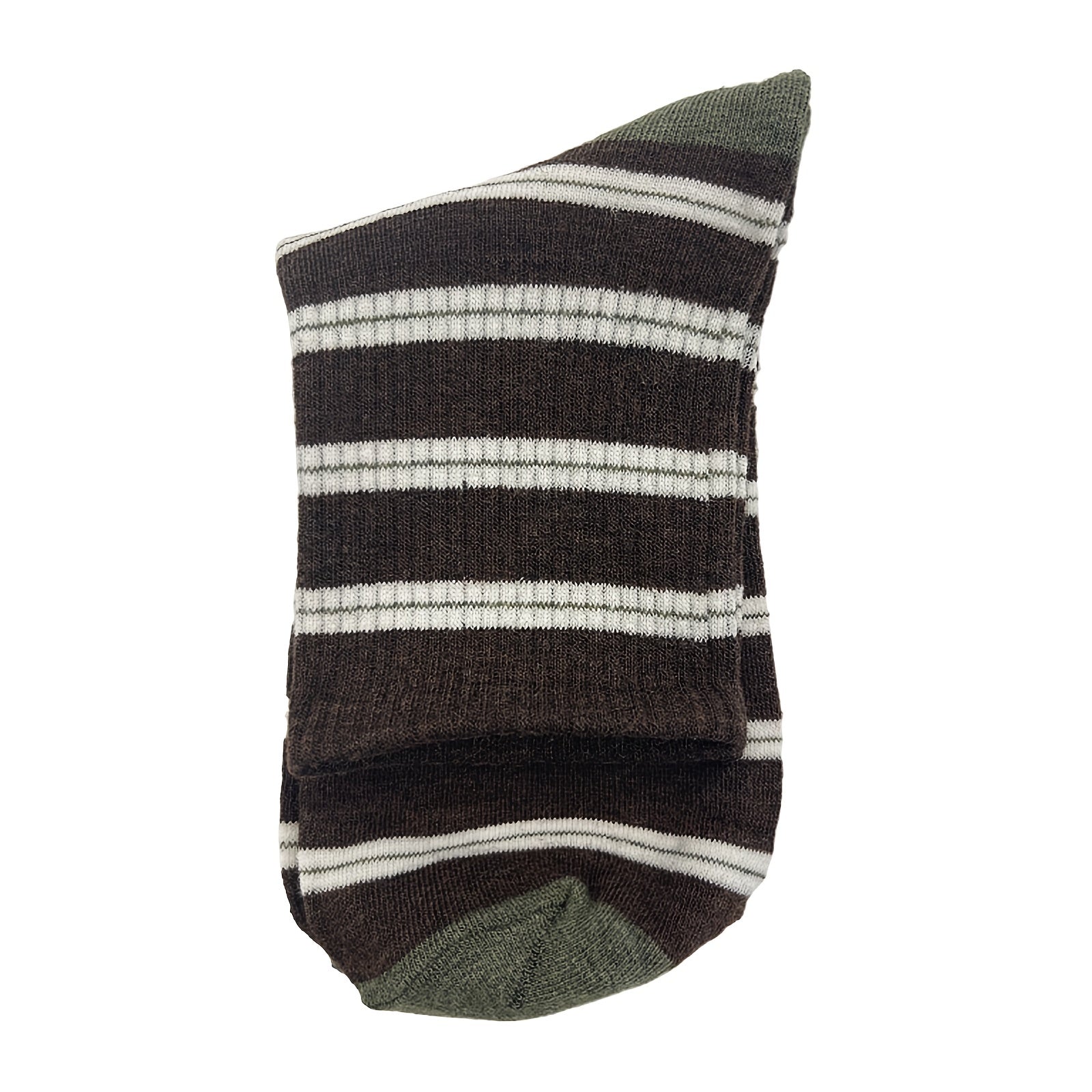 Striped Sports Socks Breathable Crew Length Women's Stockings