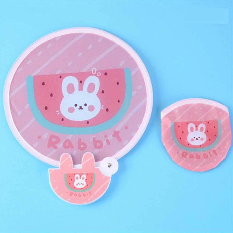 Mini Cartoon Round Fan Portable Handheld Fan