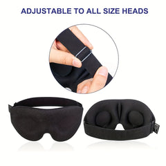 3pcs Soft Silk Eye Mask Shading Men Women Sleep Aid