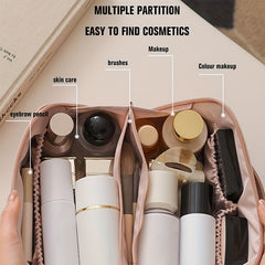 2pcs Large Women Toiletry Bags Waterproof Makeup Bag Portable Storage Gift