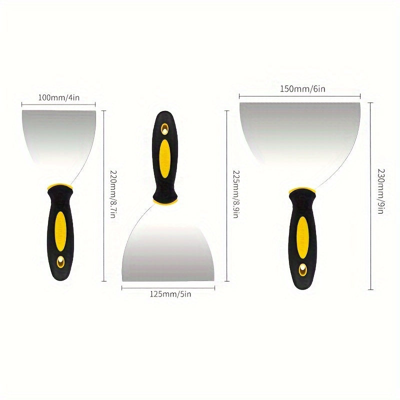 1pc Fine Finish Soft Grip Handle Scraper Soft Touch Handle 2 15