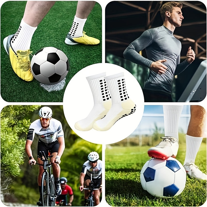 Men's Football Socks Outdoor Sports Socks With Gripper