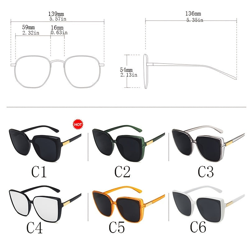Small Rectangle Travel Sunscreen Glasses Vintage Oculos Lunette De Soleil