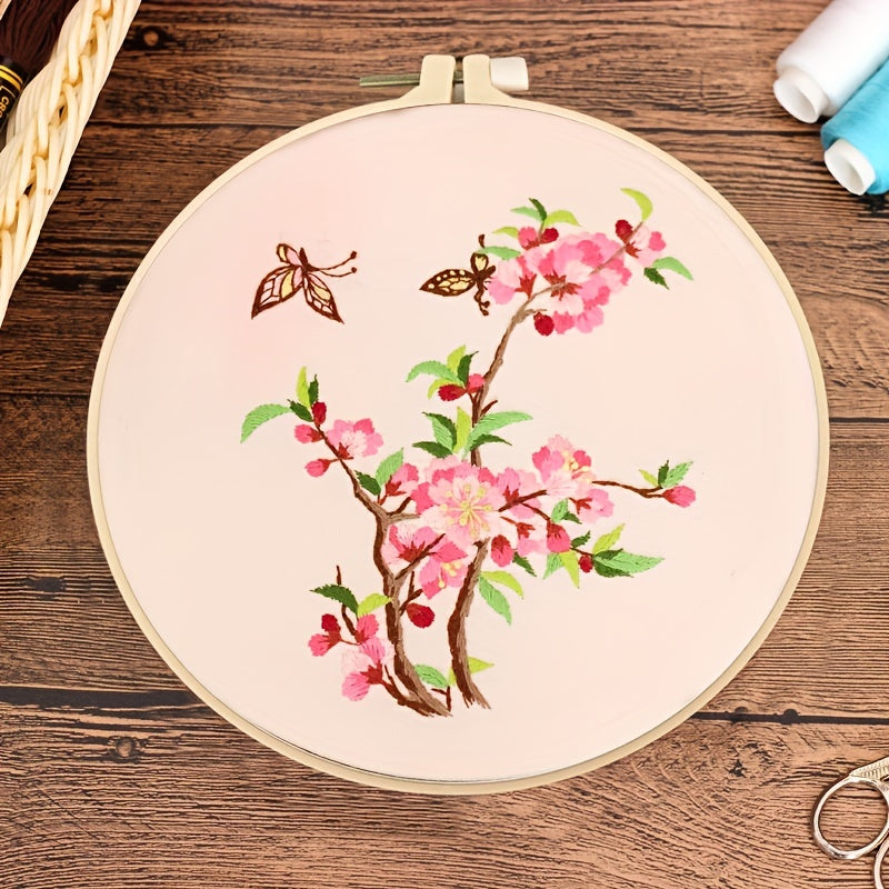 Birds Pattern Embroidery Starter Kit for Beginners