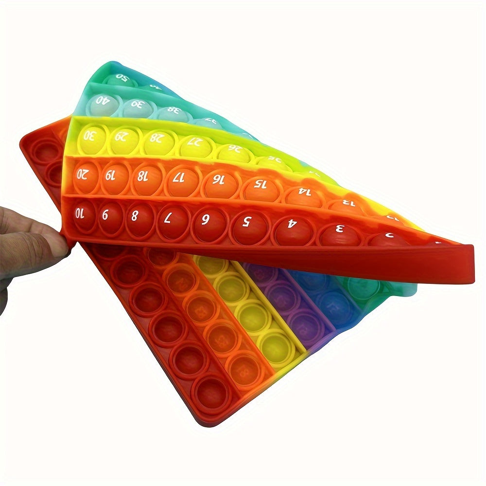 100 Numbers Counting Math Learning Toys Rainbow Push Bubble Educational Toys