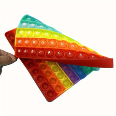 100 Numbers Counting Math Learning Toys Rainbow Push Bubble Educational Toys