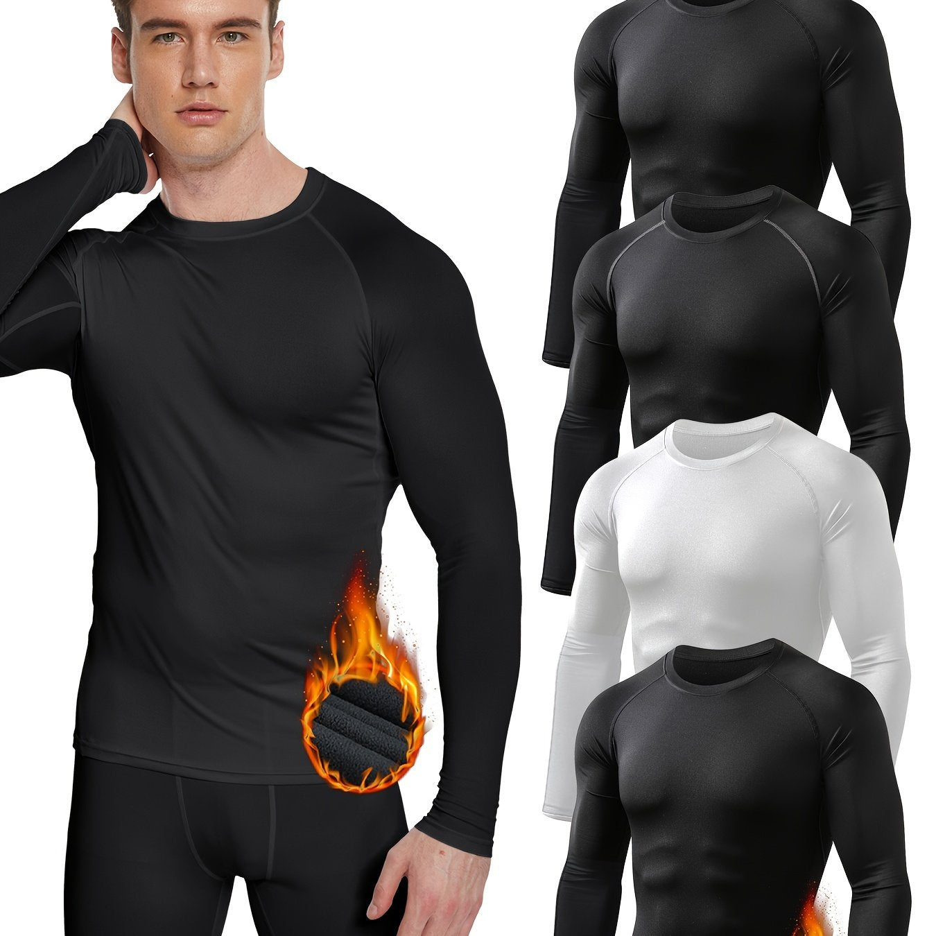Men's Thermal Compression Long Sleeve Baselayer