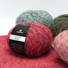 Alpaca Wool Thread for Crocheting & Knitting DIY - Medium Thick Yarn
