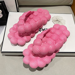 Soft Cloud Slides Open Toe Slippers Non Slip Shoes Bathroom Shower