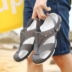 Men's Hollow Out Sandals Casual Non Slip Shoes Garden Shoes Closed Toe Shoes