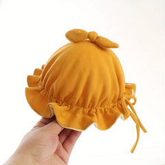 Baby Fisherman Cap Bowknot Small Basin Hat All match In Spring And Summer