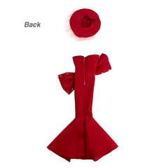 Doll Dress with Hat for Weddings & Parties