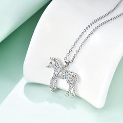 Horse Pendant Necklace for Girls