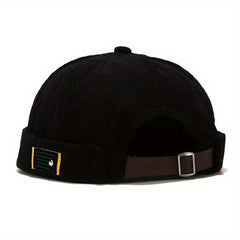 Men's Corduroy Docker Brimless Sailor Cap Beanie