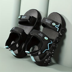 Boys' Sandals Hook Loop Fastener Soft Sole Non Slip Outdoor Beach Shoes