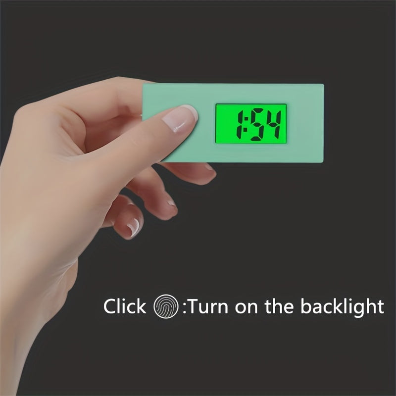 Luminous ABS Digital Electronic Clock Mini Portable Student Exam Silent Clock