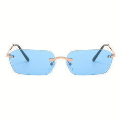 Men's Rimless Polarized Sunglasses UV Protection