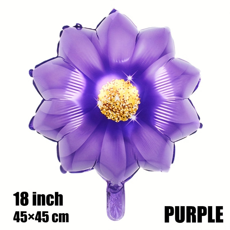 4 Pcs Flower Balloons for Kids' Birthdays, Weddings, and Holidays