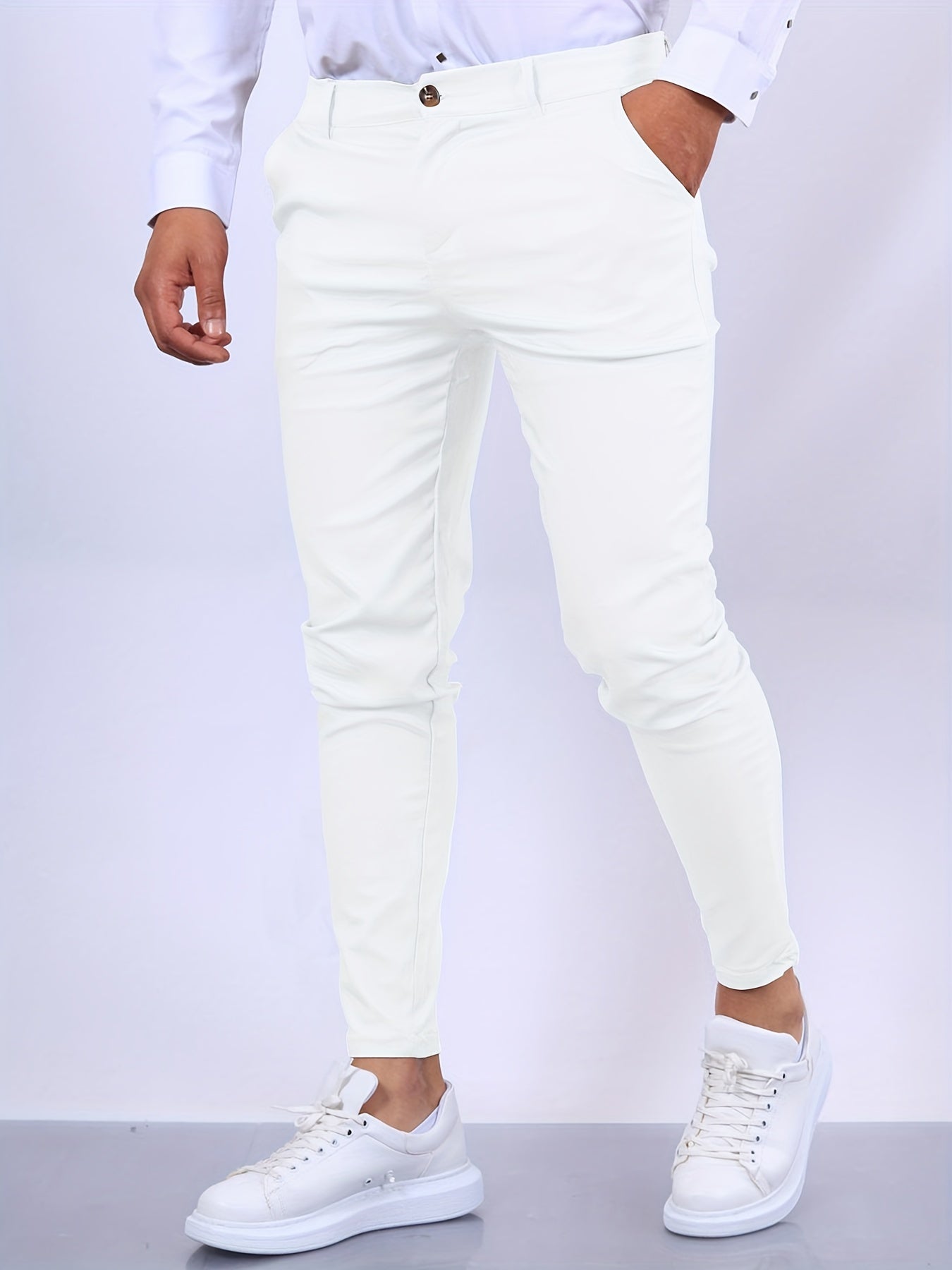 Men's Slim Fit Vintage Style Dress Pants