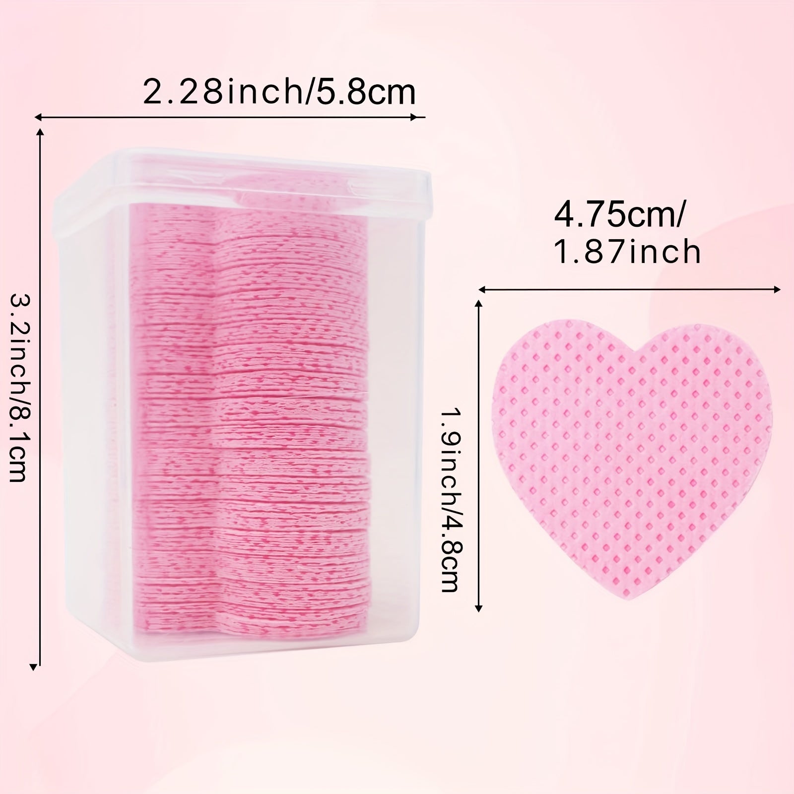 200 Eyelash Extension Glue Wipes Nail Lash Glue Cleaning Pads