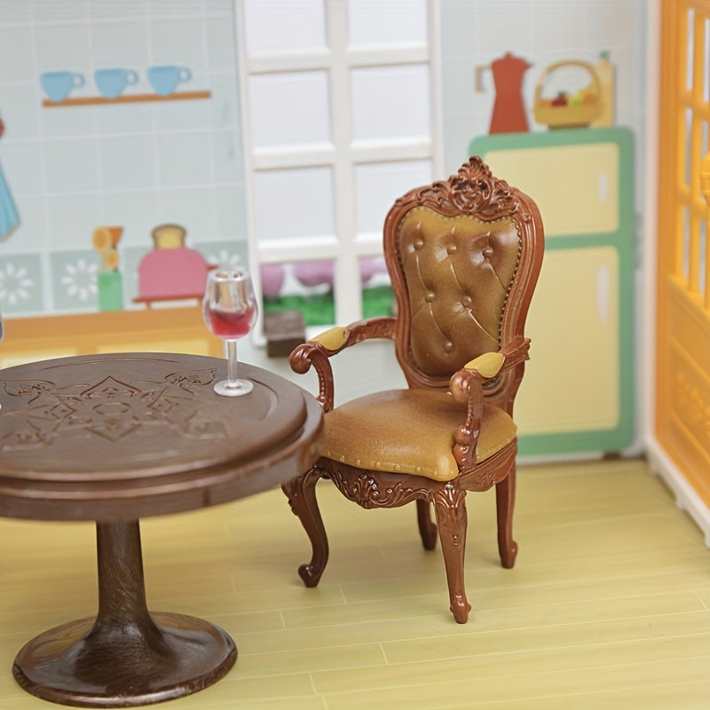 1:12 European Style Doll House Furniture Bedroom Living Room Decor