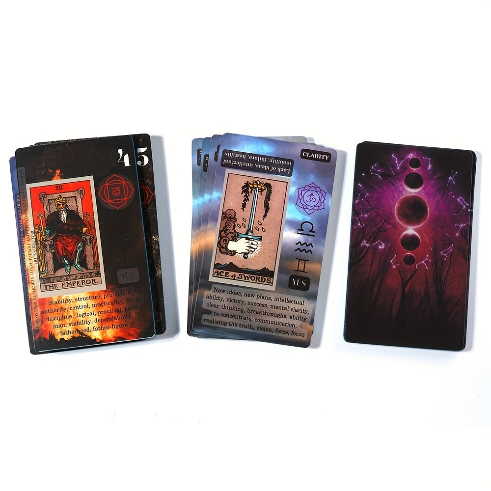 Gilded Edge Tarot Deck & Tin Box Board Game Set