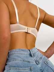 Solid Push Up Bra Comfy & Breathable Intimates Bra