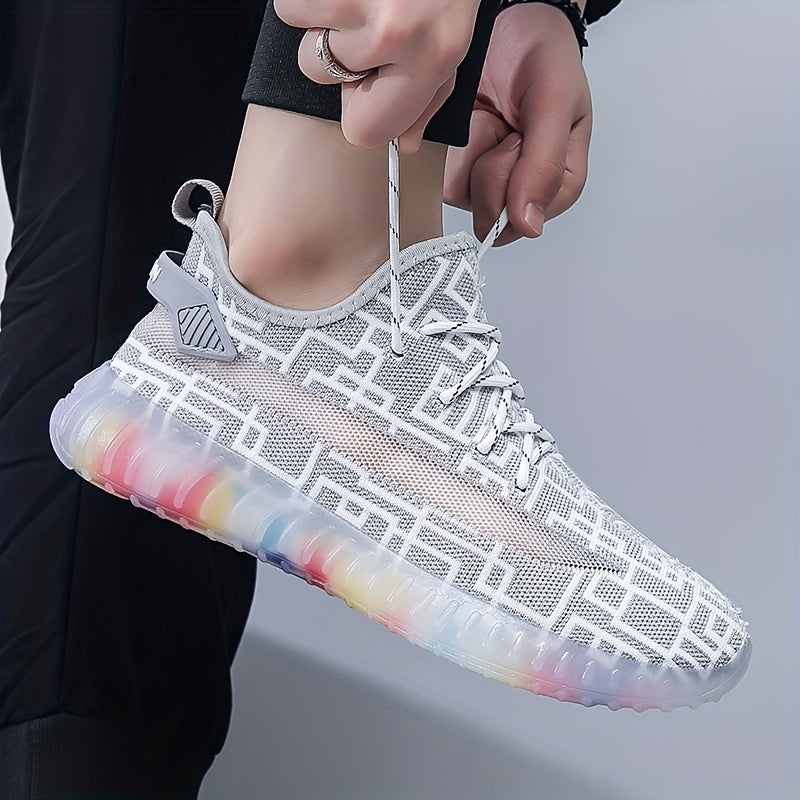 Men's Lightweight Knitted Sneakers for Running