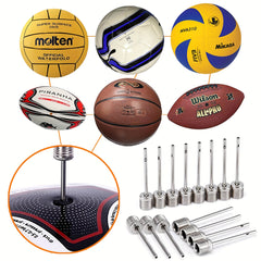 15pcs Stainless Steel Air Pump Needles for Sports Balls
