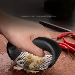 Stainless Steel Manual Garlic Crusher Vegetable Cutter