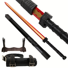 Wooden Katana Sword Samurai Sword With Belt And Stand For Anime Cosplay