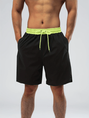 Men's Quick Dry Swim Trunks Beach Shorts With Pockets